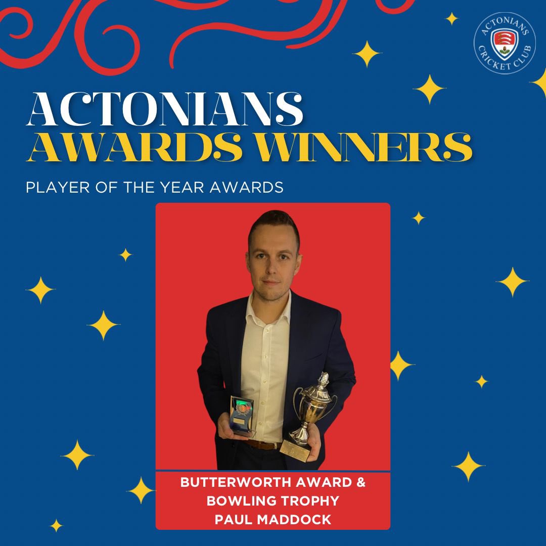 ActoniansCC's tweet photo. 🇹🇭🇹🇭 OUR SPECIAL AWARD WINNERS 🇹🇭🇹🇭

Khush Sheth- Young Player of the Year
Luke Wilcox- Presidents Award
Scotty Trainor- Clubman of the Year
Paul Maddock- Butterworth &amp; Bowling Award
Sidd Mahajan- Batting Award https://t.co/9weuLEJGej