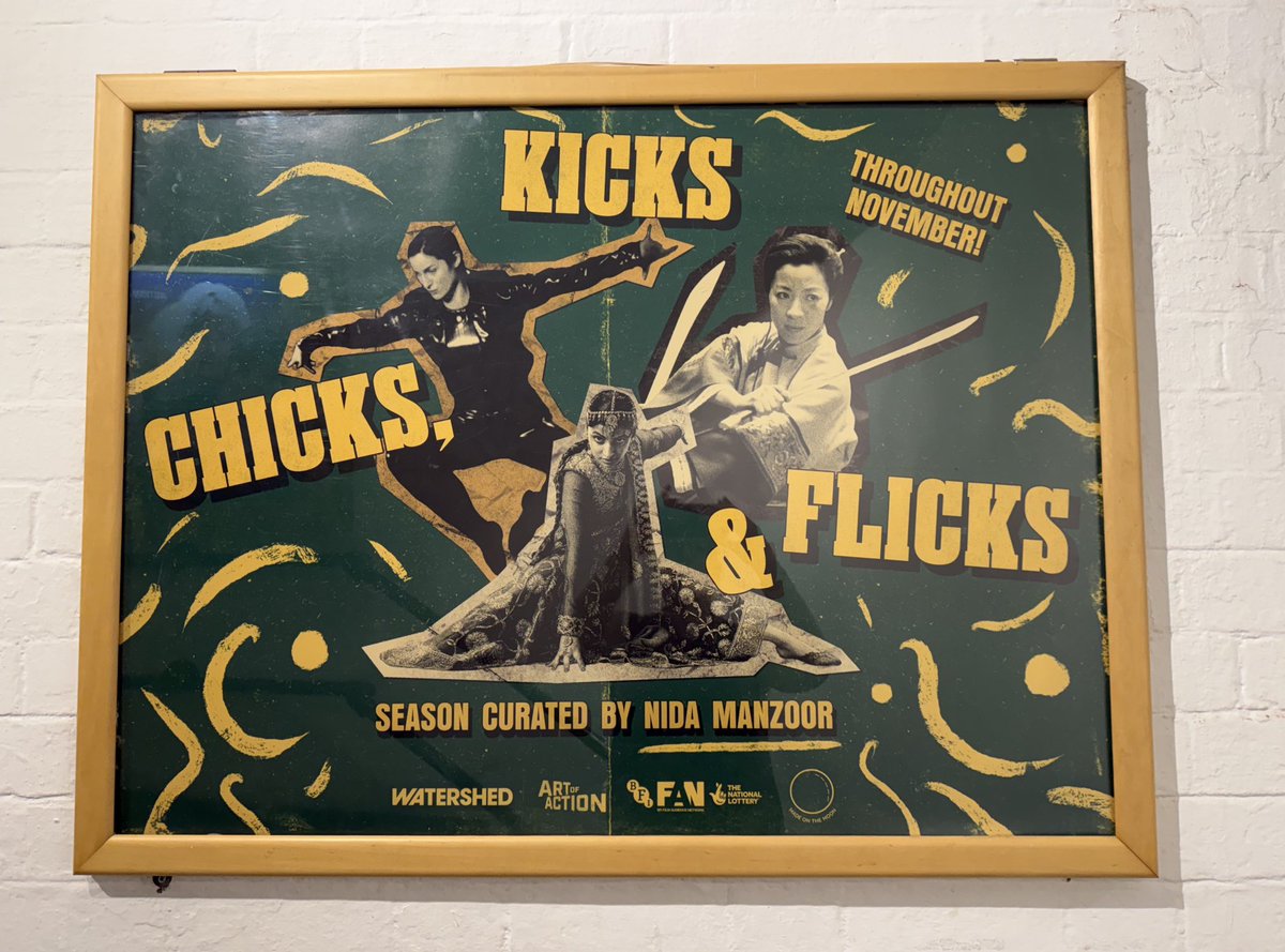 CineRedis's tweet photo. ‘tis a beauty! Love the Chicks, Kicks &amp; Flicks #posterdesign by @_bamcreate for @wshed ‘s #ArtofAction season co-curated by filmmaker Nida Manzoor (Polite Society, We Are Lady Parts) celebrating women in action, on screen and behind the camera...

https://t.co/Z4PSkE8zF4 https://t.co/WmCSq8iQ16
