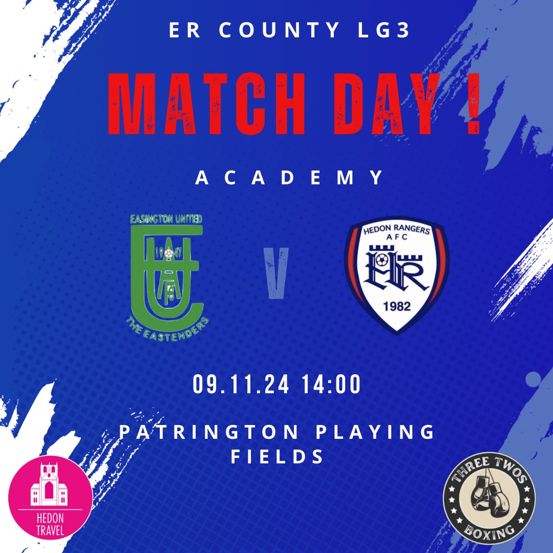 <a href="/ERCountyLeague/">E R County League</a> Derby day for our Academy team.