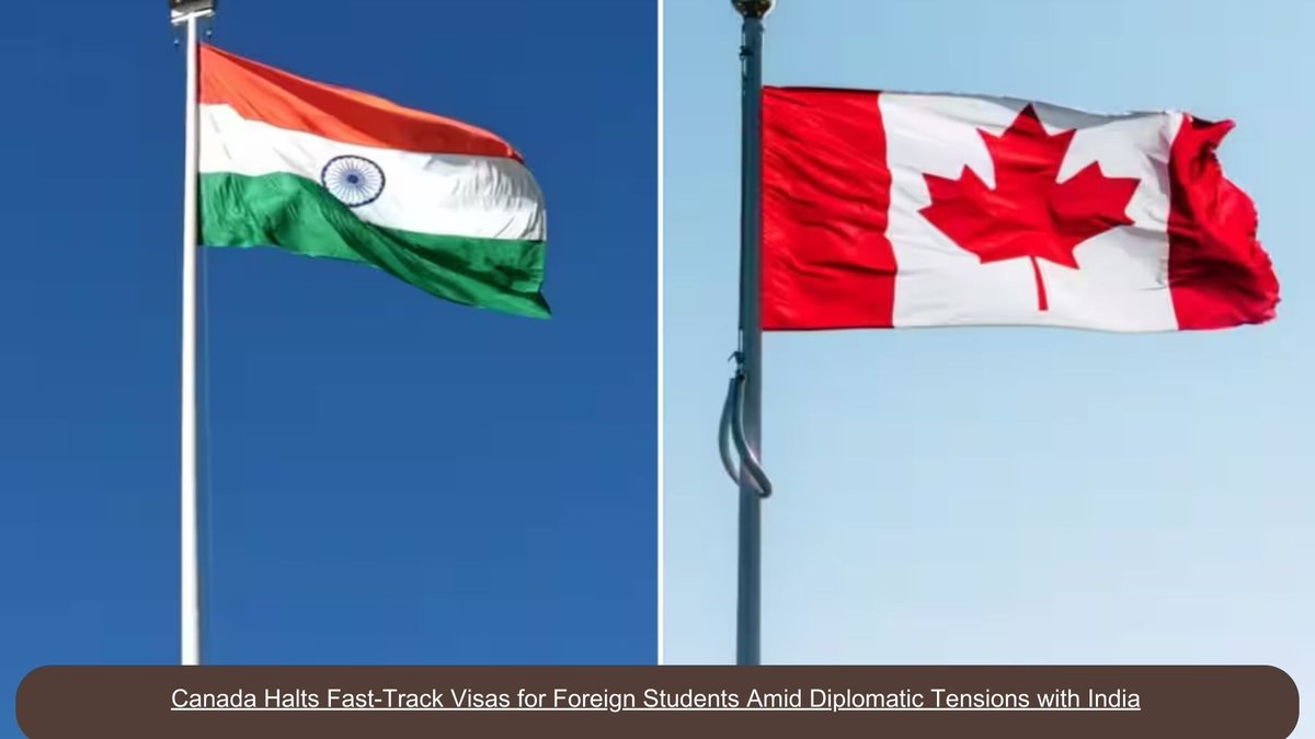 DFoxupm's tweet image. Canada Halts Fast-Track Visas for Foreign Students Amid Diplomatic Tensions with India

shorturl.at/zU1WI

#CanadaImmigration #StudentDirectStream #IRCC #StudyPermits #InternationalStudents #CanadaVisaPolicy #ImmigrationCanada