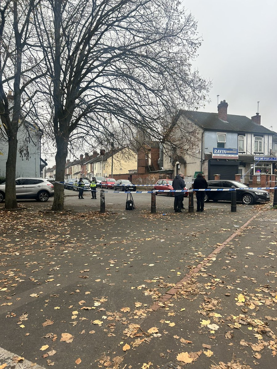 A police cordon is in place on Newhampton Road East, Wolverhampton this morning.

The cordon appears to be centred around a black vehicle.
