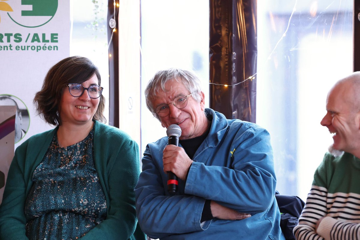 Benoît Leclerc 🗣️ l'enjeu de la justice sociale est central, par ex. l'alimentation: contre la malbouffe et la précarité financière 👉 d'où l'idée de créer une AMAP sur les hauts de Rouen, devenu un réseau sur toute la ville ! 🧑‍🌾🌾