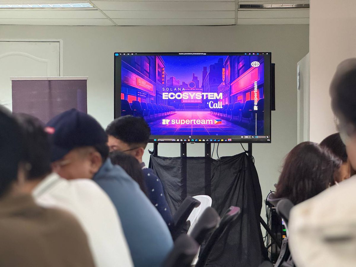 We are ready! <a href="/solana/">Solana</a> Ecosystem Call Philippines - IRL Manila happening now.