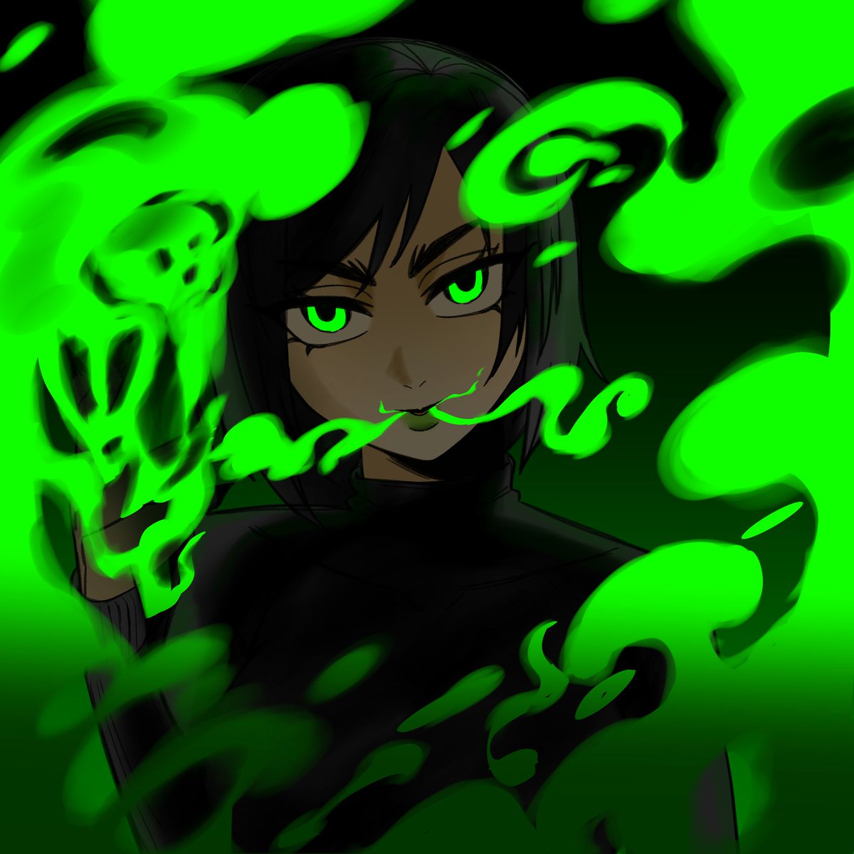 shhhhkai's tweet photo. 💚☣️💚
#viper #VALORANT #fanart https://t.co/xAAFZrUvCY