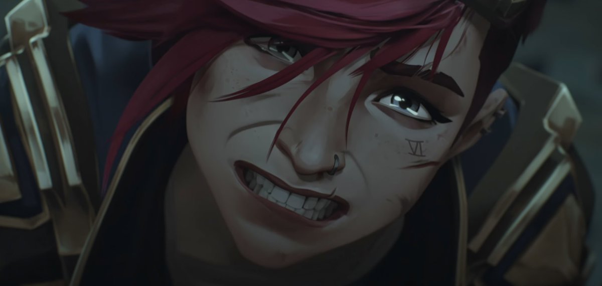 butchyknight's tweet image. the fact that Caitlyn knew Vi was getting beaten up in prison and hit her anyway #ArcaneSpoilers