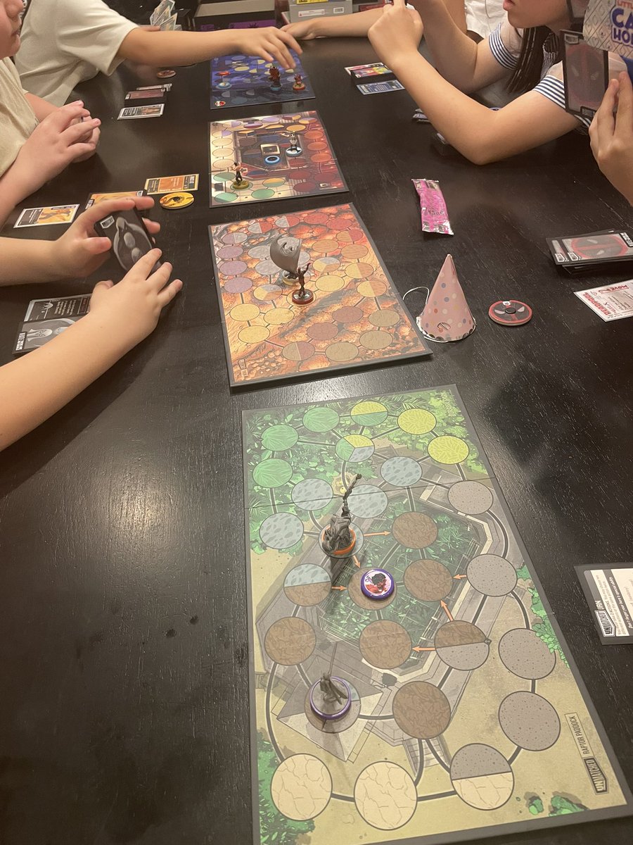 Brian Slattery (@officegamecafe) on Twitter photo Unmatched tournament for my daughter’s 13th birthday party! 7 kids and one adult 🤣 <a href="/RestorationGame/">Restoration Games</a> Unmatched tournament for my daughter’s 13th birthday party! 7 kids and one adult 🤣 <a href="/RestorationGame/">Restoration Games</a>