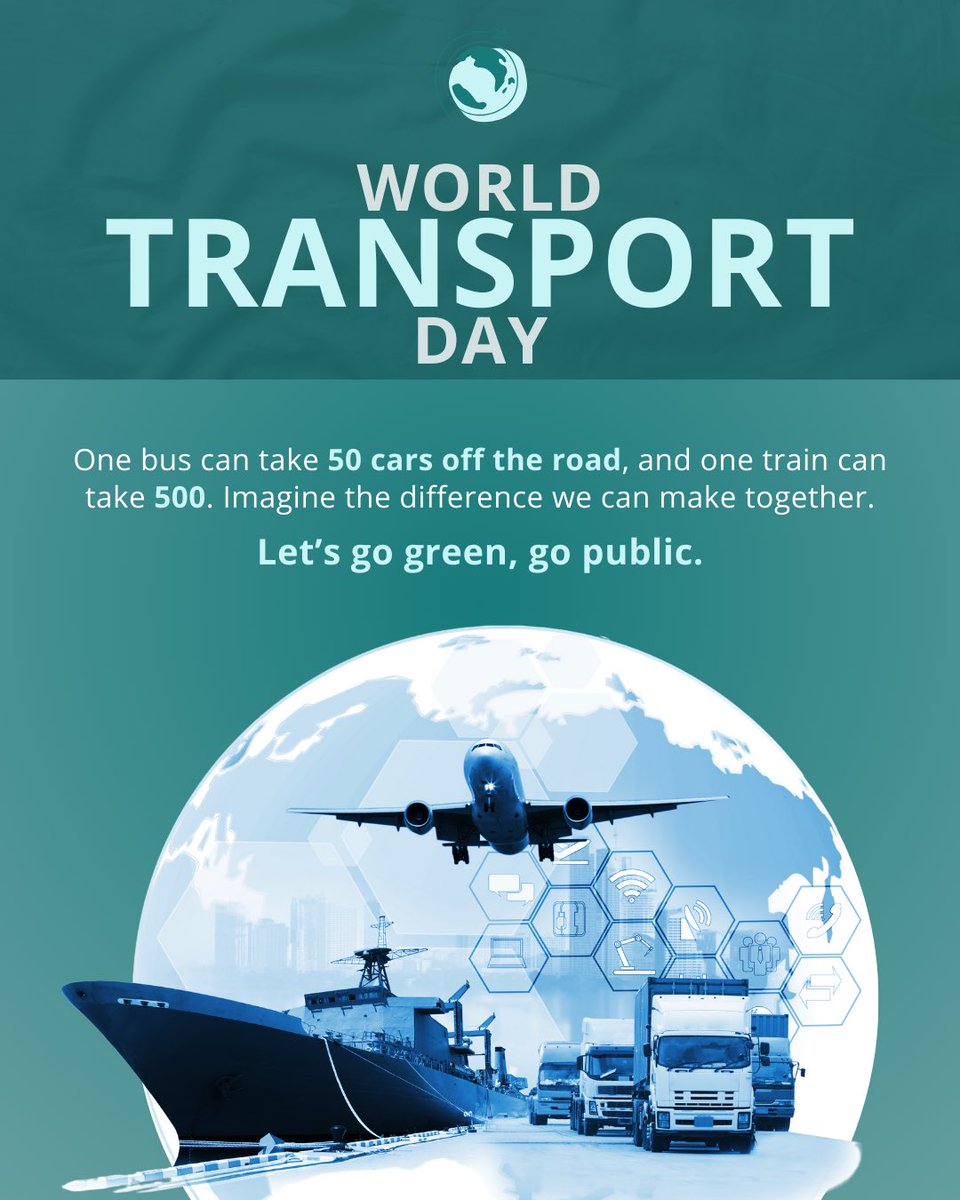 NowBoarding4's tweet photo. Let’s go green, bridge distance and connect our world 🌍 

Happy World Transport Day 

{World Transport Day, Transport, vehicles, sustainability, ecofriendly, environmental} https://t.co/oAtDQMGT9Q