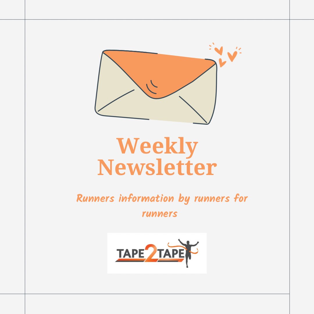 Have a peruse of this weeks Tape2Tape newsletter. By runners for runners tape2tape.co.uk/tape2tape-news…
