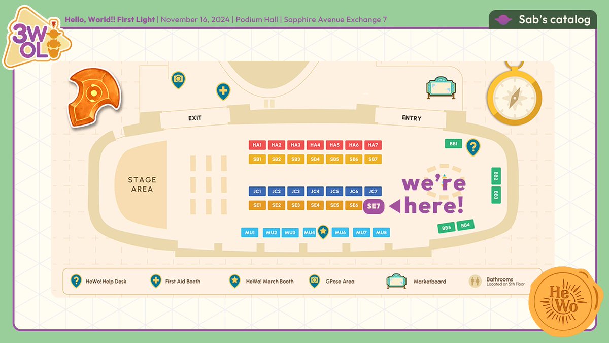 Hello HeWo!! Here's my full catalog for #HeWo2FL ✨

Come visit me and the 3WOL gorls at Sapphire Avenue Exchange 7!

#FFXIV