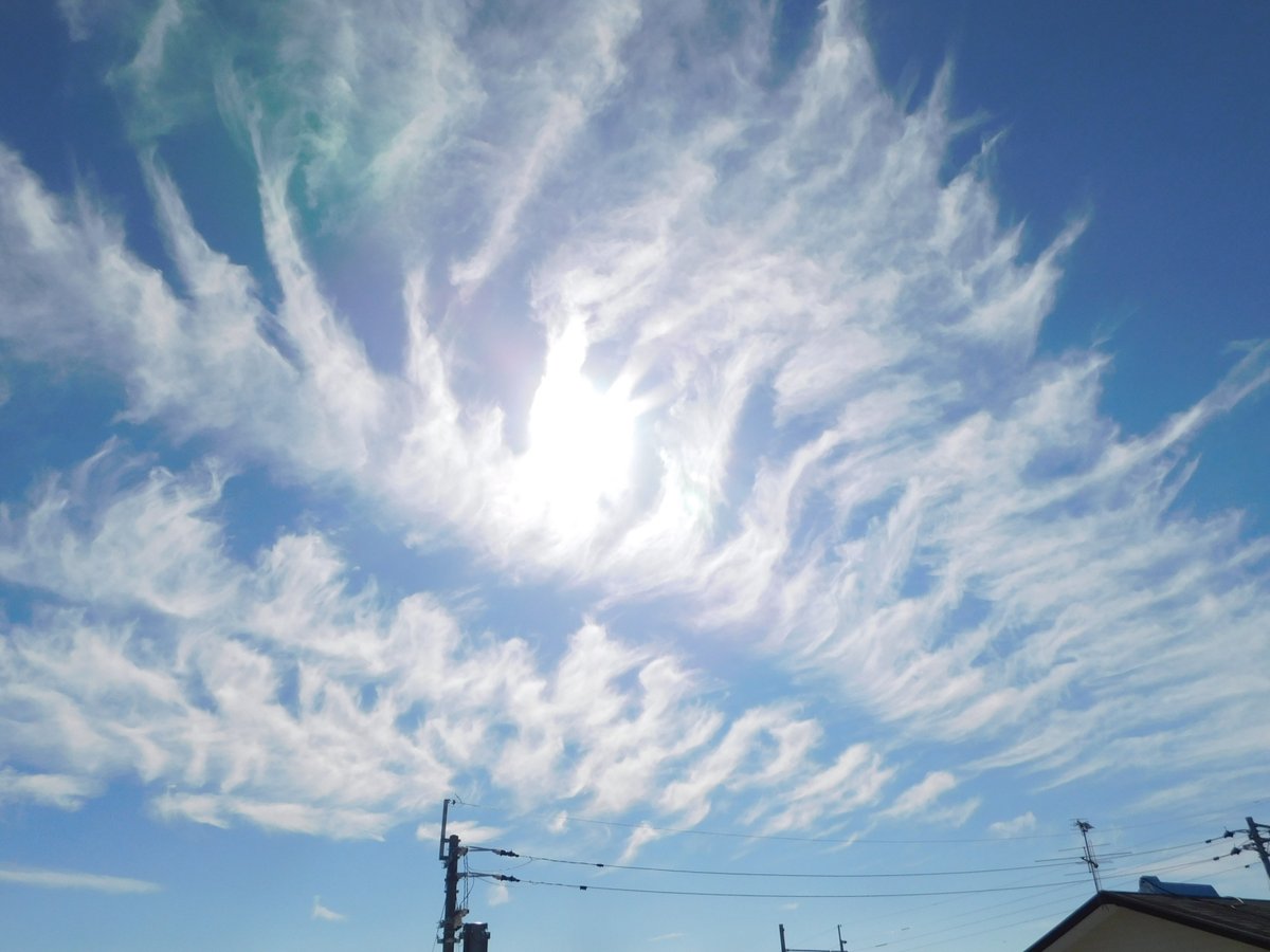 pipo_2893's tweet photo. 前回投稿した雲、長崎の方でも撮影されてて、肋骨雲というらしいんだけど、もう少し良い名前なかったんだろうかｗｗ

あばら骨のような縞���様　その名も「肋骨雲」天気悪化の前兆とも(NBC長崎放送)
#Yahooニュース
https://t.co/tgnYJS5b5K https://t.co/gZfdolwrmM