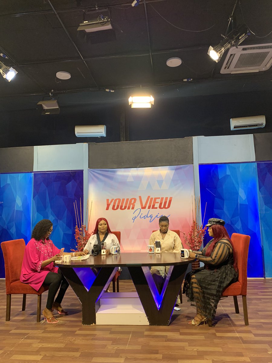TVCconnect's tweet photo. Today show carry muscle as the ladies knack real-life matter for a fun and interesting way. 

If you miss am, just waka go our YouTube page, TVC Entertainment, to catch the full show.

#tvcentertainment
#yourviewpidgin https://t.co/Fs06I2ZXeT