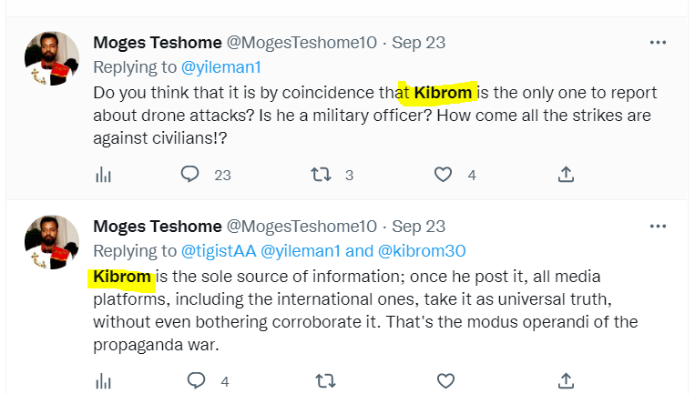 While Moges is trying to act as a moral officer right now, he was taunting&amp;mocking humanitarians/doctors when they were reporting about the drone attacks in Tigray that targeted civilians. He questioned Dr <a href="/kibrom30/">Kibrom Gebreselassie, MD, FACS, FCS-ECSA</a> who was receiving injured civilians if he was a military officer