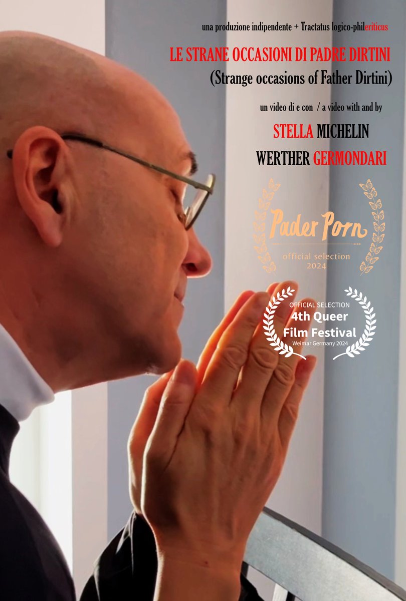 Tomorrow at the Weimar #Queer #FilmFestival  #screening of our #erotic #Video 'Strange occasions of Father Dirtini'. For those who are not in the area the #ondemand  version is always available on <a href="/PinkLabelTV/">PinkLabel.TV</a> &gt; pinklabel.tv/on-demand/film…