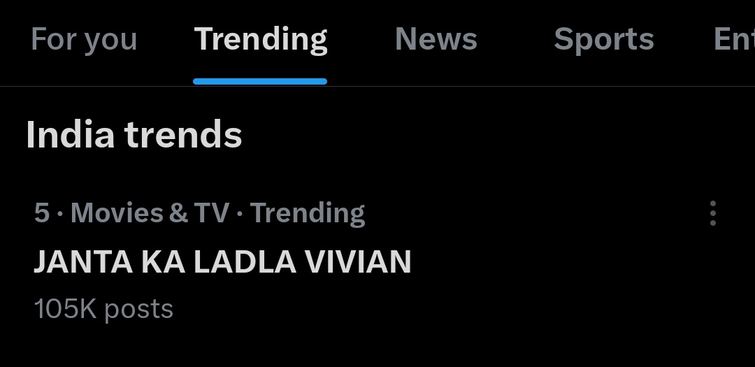 sigmahumein's tweet photo. Shock The System.

105k Tweets in 1 hour at no.5

JANTA KA LADLA VIVIAN https://t.co/AxAlh05QHY