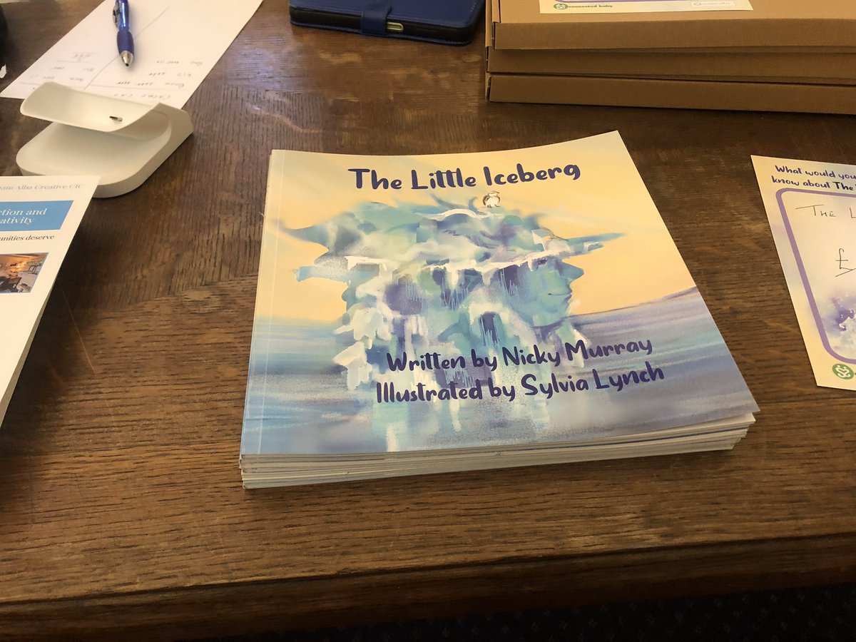 Well that stack of storybooks went down quickly!!  It was a long queue!  Our team is delighted to share in the knowledge (alongside <a href="/anam_alba/">Anam Alba</a> &amp; <a href="/WellbeingInFife/">Wellbeing In Fife</a> ) that there are so many family conversations about #TheLittleIceberg being held across Fife today.