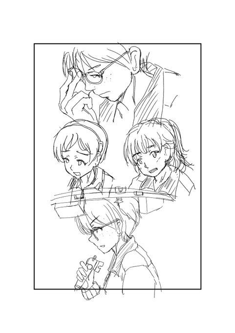 取敢えず描き始めよう。 