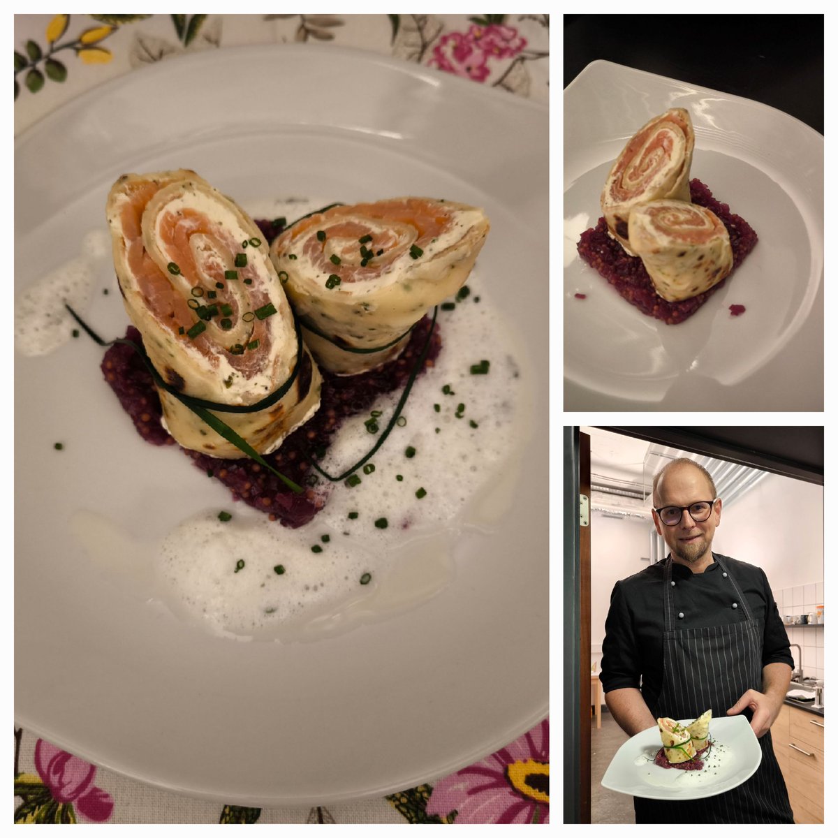 Lausitzer Plinsen - die flachen, runden Wunderwerke! Sie sind einer der heimlichen Stars in regionalen Küche. Heute empfehlen wir eine leckere Herbst-Winter-Variante mit Frischkäse und Lachs.
#cottbus 
#lausitz 
#lecker 
#plinsen