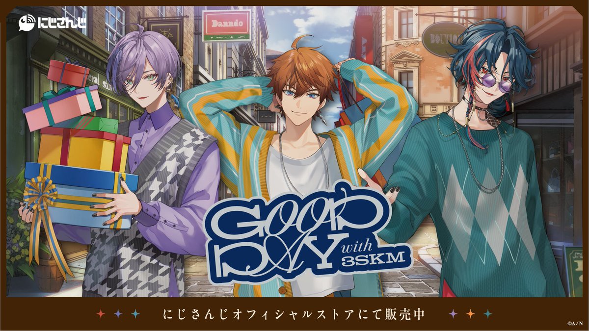 good's shop様 GOOD DAY with 3SKM グッズ販売開始！】 19時より【GOOD DAY with 3SKM