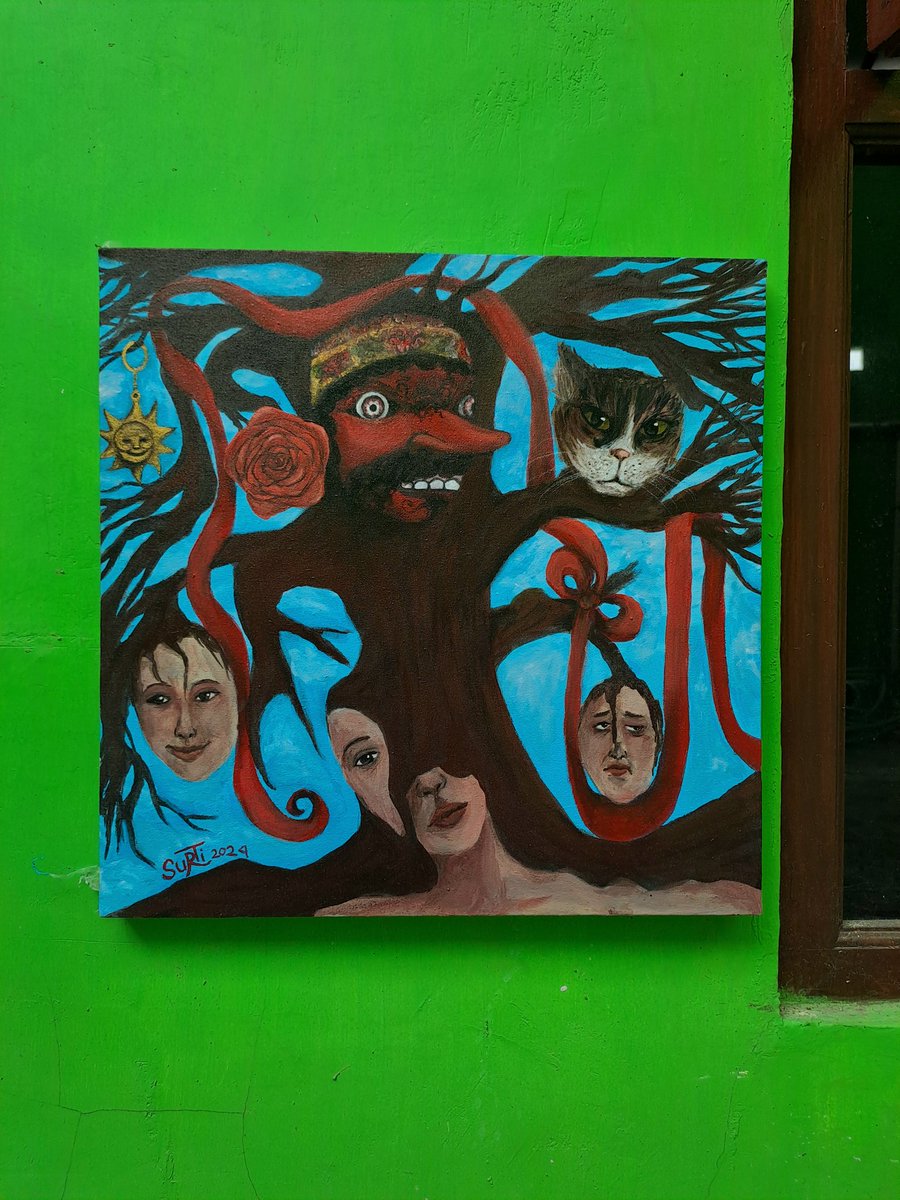 busurmeluncur's tweet photo. "Kelana Masa Muda"
40x40cm
2024
Acrylic on Canvas

#painting #surrealism https://t.co/8Hk5exAtv6