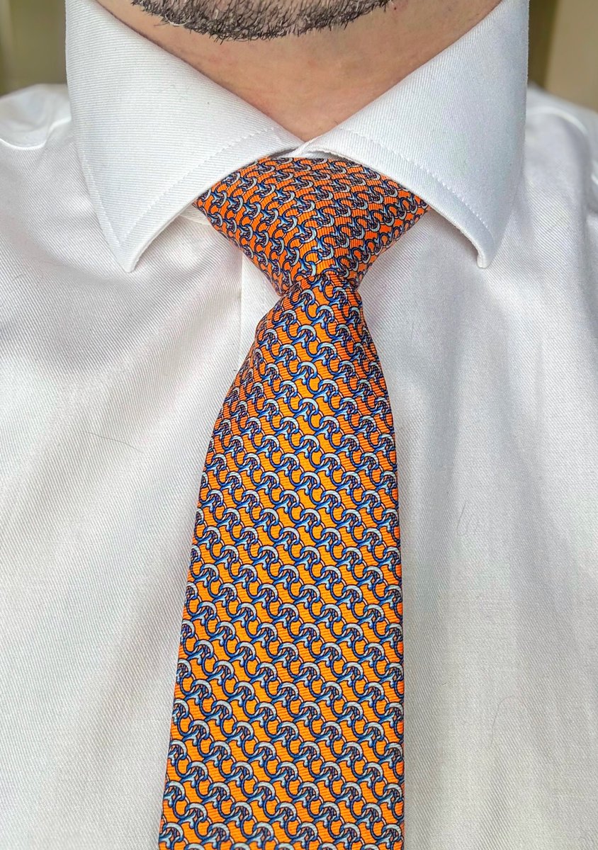 This tie was VERY popular on Instagram, so X can have it ( with my face cropped out 👔😜 ) 
Tie - <a href="/hawesandcurtis/">hawesandcurtis</a> 
Shirt - <a href="/TMLewin/">T.M.Lewin</a>