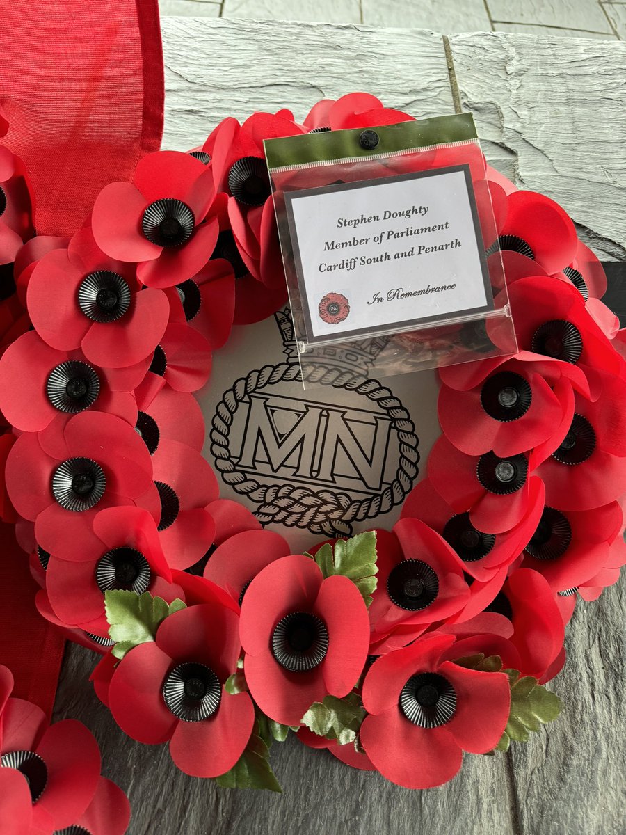 Ash Lister (@ashl93) on Twitter photo Privilege to attend the Seafarer’s Remembrance Service and lay a wreath on behalf of <a href="/SDoughtyMP/">Stephen Doughty HC MP</a> this morning.
A moving tribute as ever to all those in the Merchant Navy who gave the ultimate sacrifice so others could live in peace.
#LestWeForget Privilege to attend the Seafarer’s Remembrance Service and lay a wreath on behalf of <a href="/SDoughtyMP/">Stephen Doughty HC MP</a> this morning.
A moving tribute as ever to all those in the Merchant Navy who gave the ultimate sacrifice so others could live in peace.
#LestWeForget