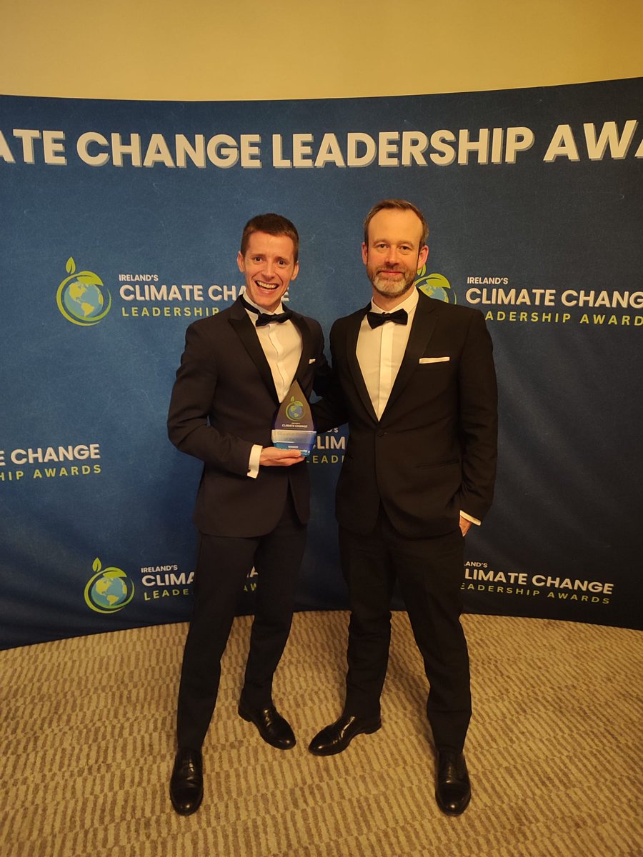 DCU History & Geog (@dcuhist_geog) on Twitter photo At Ireland's Climate Change Leadership Awards #ICCLA ceremony on Thursday <a href="/DCU/">Dublin City University</a> won the award for Education Provider of the Year!
Congratulations to everyone involved, but especially to our brilliant Darren Clarke (@darrenclarke123) who led DCU's submission. At Ireland's Climate Change Leadership Awards #ICCLA ceremony on Thursday <a href="/DCU/">Dublin City University</a> won the award for Education Provider of the Year!
Congratulations to everyone involved, but especially to our brilliant Darren Clarke (@darrenclarke123) who led DCU's submission.