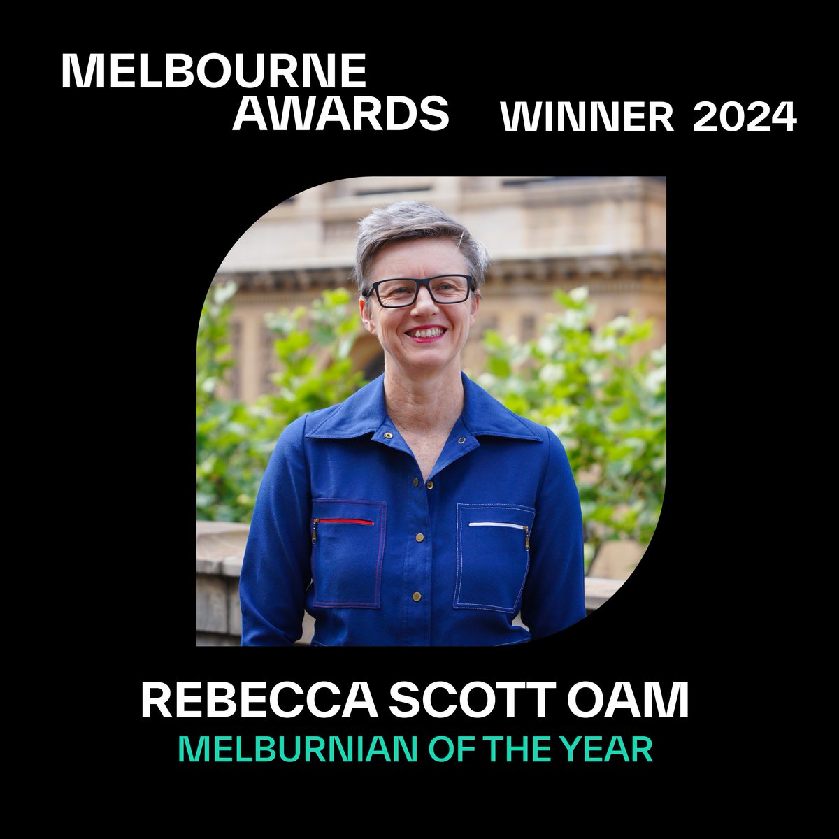 Rebecca Scott OAM has been named our 2024 Melburnian of the Year 👏
 
Her incredible work as Co-founder of STREAT has changed the lives of countless young people in Melbourne.
 
Congrats Rebecca, a well-deserved honour for an extraordinary leader!
 
#MelbourneAwards