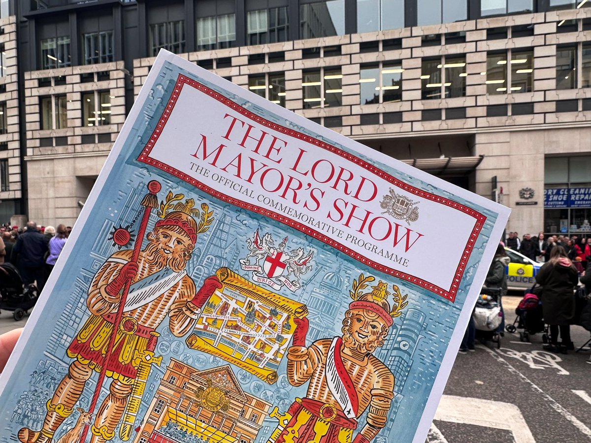 There’s still time to come on down to #lordmayorsshow and buy a commemorative programme from one of our Scouts