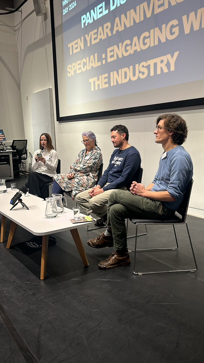 Next up is the 10 Year Anniversary Panel: Engaging with the Industry with Sarah Jasmon, Greg Thorpe and Theo James.
Hosted by Lara Williams

#ncwid24