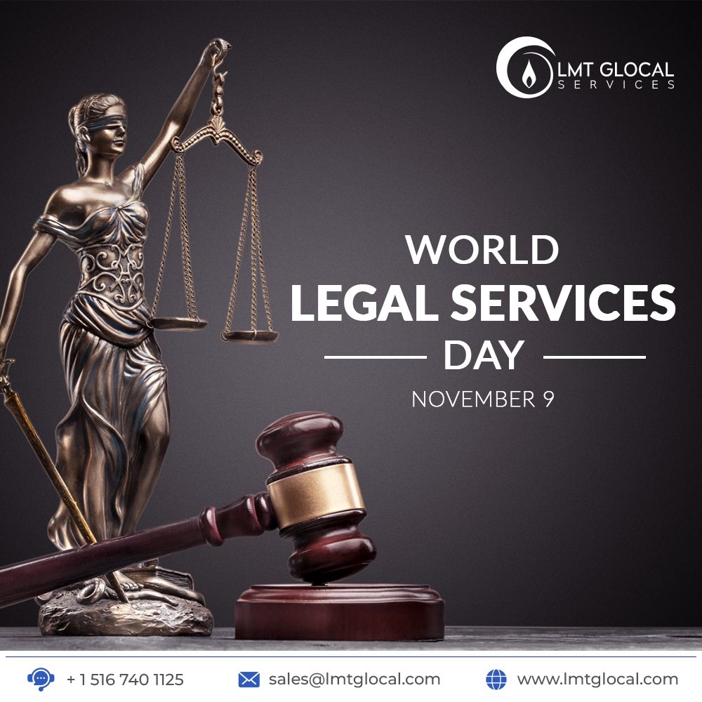 LMTGlocal's tweet image. Post:

It's #WorldLegalServicesDay! Today, we celebrate the vital role of legal services in ensuring everyone has access to justice, regardless of their background. Let's continue striving for a more equitable and fair legal system for all. #AccessToJustice #LegalSupportServices