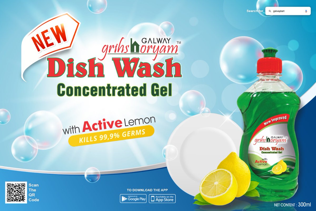 galway2003's tweet photo. Galway Grihshoryam Dish Wash Concentrated Gel offers a powerful yet gentle cleaning solution for all your dishes.
Buy Now....
https://t.co/AmW6qnJEqM
#gel #Dishwasher #gel #homecare #houseclean #Galwaykart #dishwash #galway #Galwaykart #powerful #cleaning https://t.co/SGjwvjKwwP