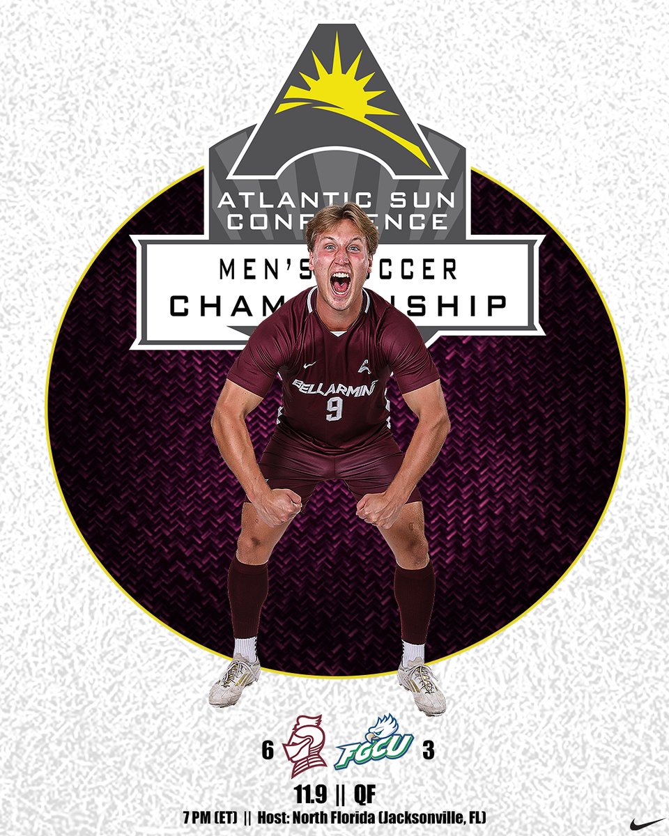 ⚽️ GAME DAY ⚽️

➡️ <a href="/ASUNSports/">Atlantic Sun Conference</a> quarterfinals
🆚 FGCU
⌚️ 7 p.m. (ET)
📍 Jacksonville, FL (North Florida)
💻 ESPN+ (espn.com/watch/player/_…)
📊 unfospreys.com/sidearmstats/m…

⚔️ #SwordsUpBU ⚔️