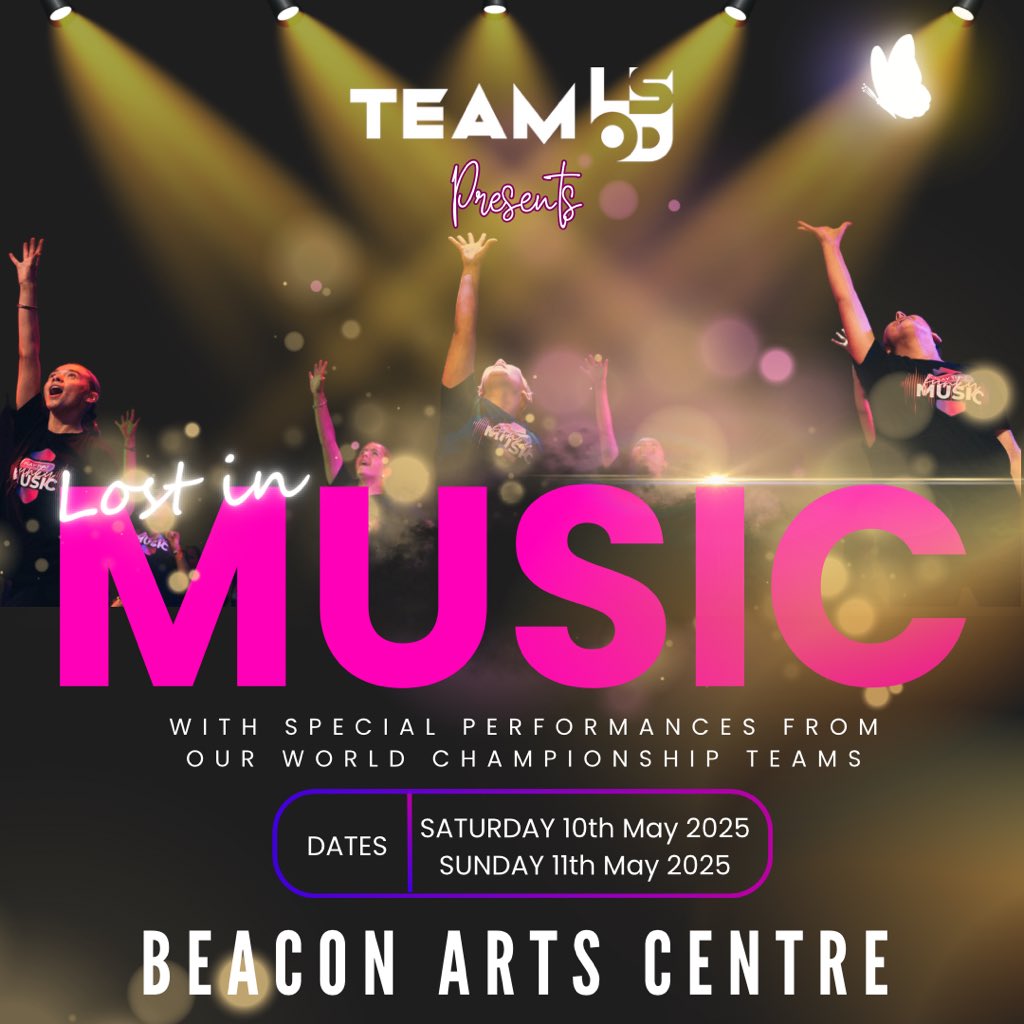 🖤🩷 TICKET LINK NOW LIVE 🩷🖤

Tickets are now available for our show on the 10th &amp; 11th May @ 5pm!!

Come watch our girls showcase in their spectacular venue, Beacon Arts Centre!

It promises to be a show NOT to be missed!

beaconartscentre.co.uk/booking/perfor…