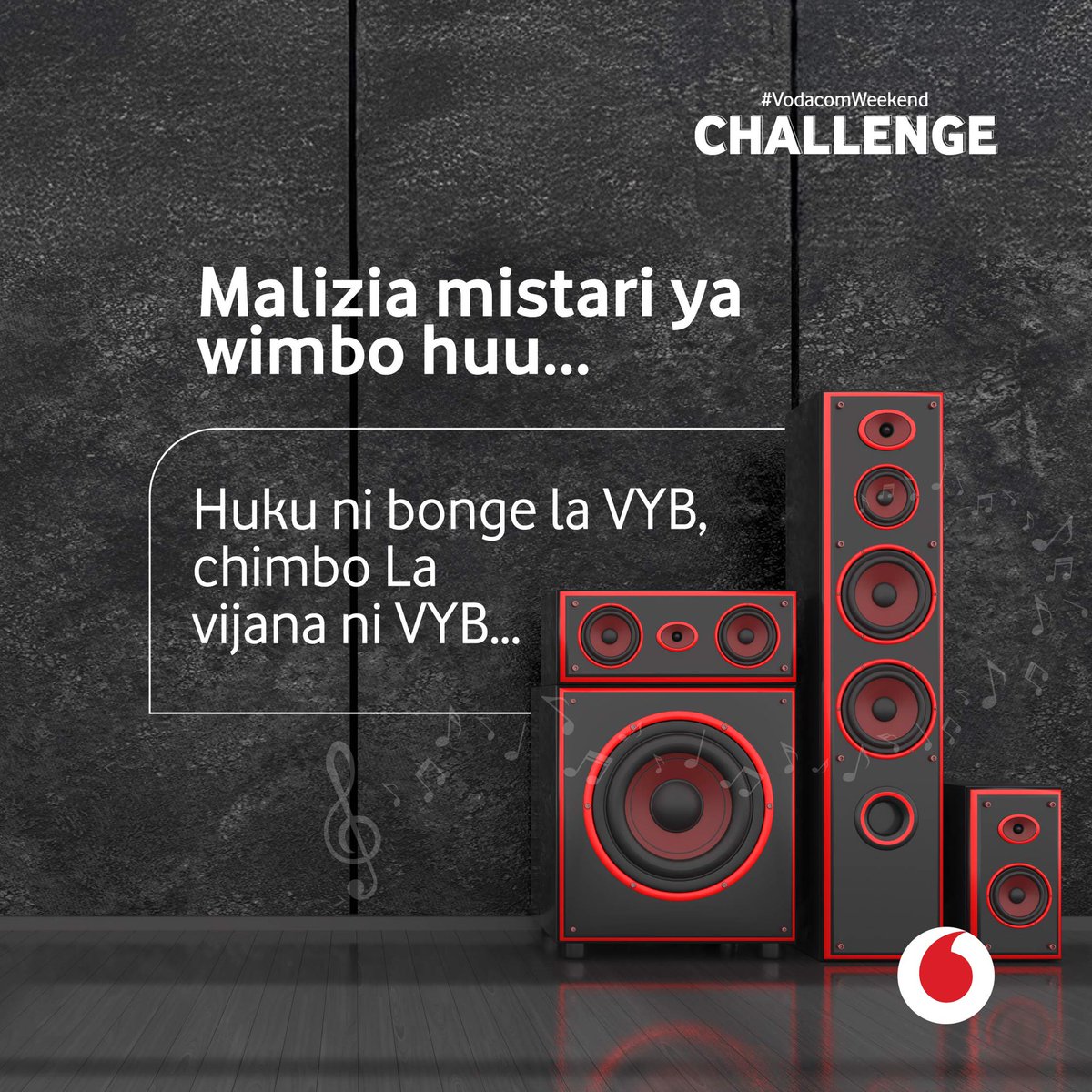 VodacomTanzania's tweet image. Vijana wajanja tunaVYB wikiendi hii!

Malizia mistari ya wimbo huu kama wewe ni mwanaVYB!

#weekendchallenge #VYB #MtuniConnection