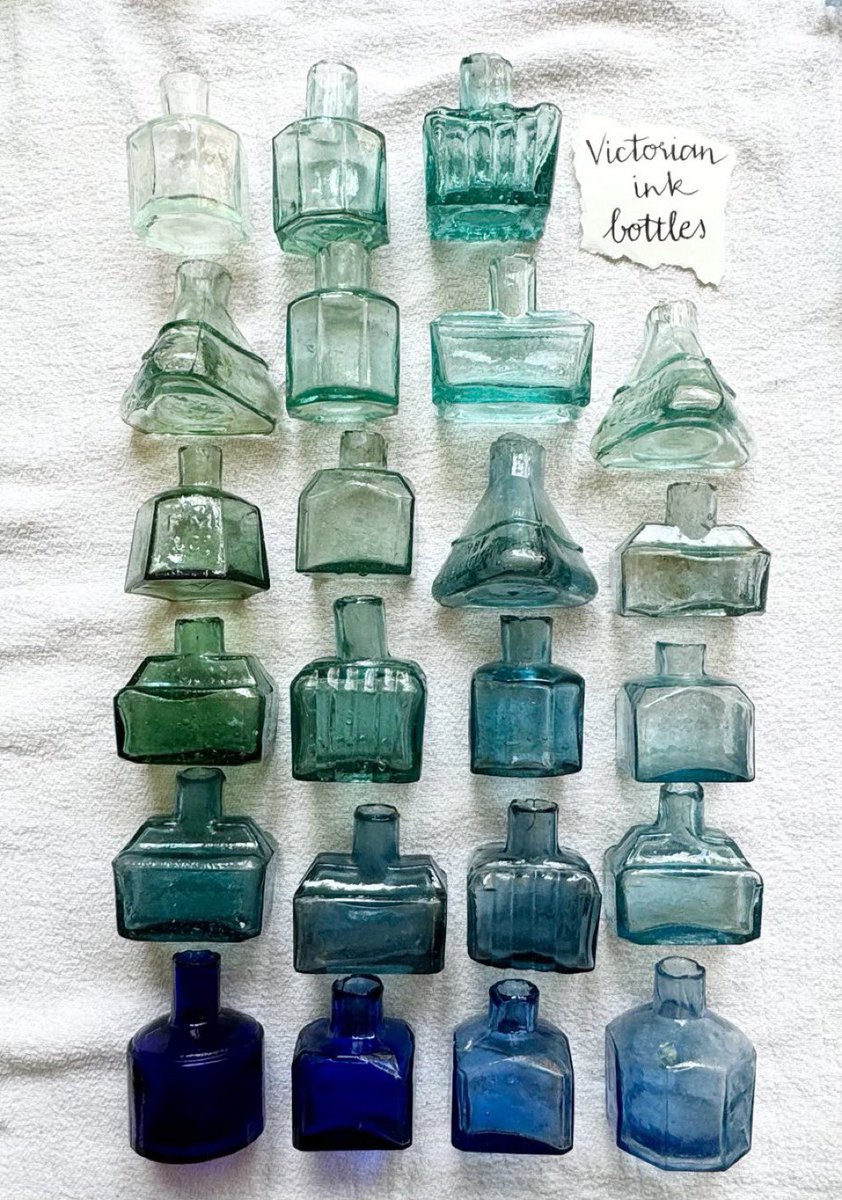 silverpebble's tweet photo. Just sending out the last of the Victorian ink bottle tiny posy kits that sold out in my Etsy shop. I’ve a v. small no. of antique bottles left-can dispatch kits in time for🌲.Booklet explains how making a tiny posy improves mental health. If you’d like a kit pls ♥️ this tweet 🌿 https://t.co/ONffItdjmP