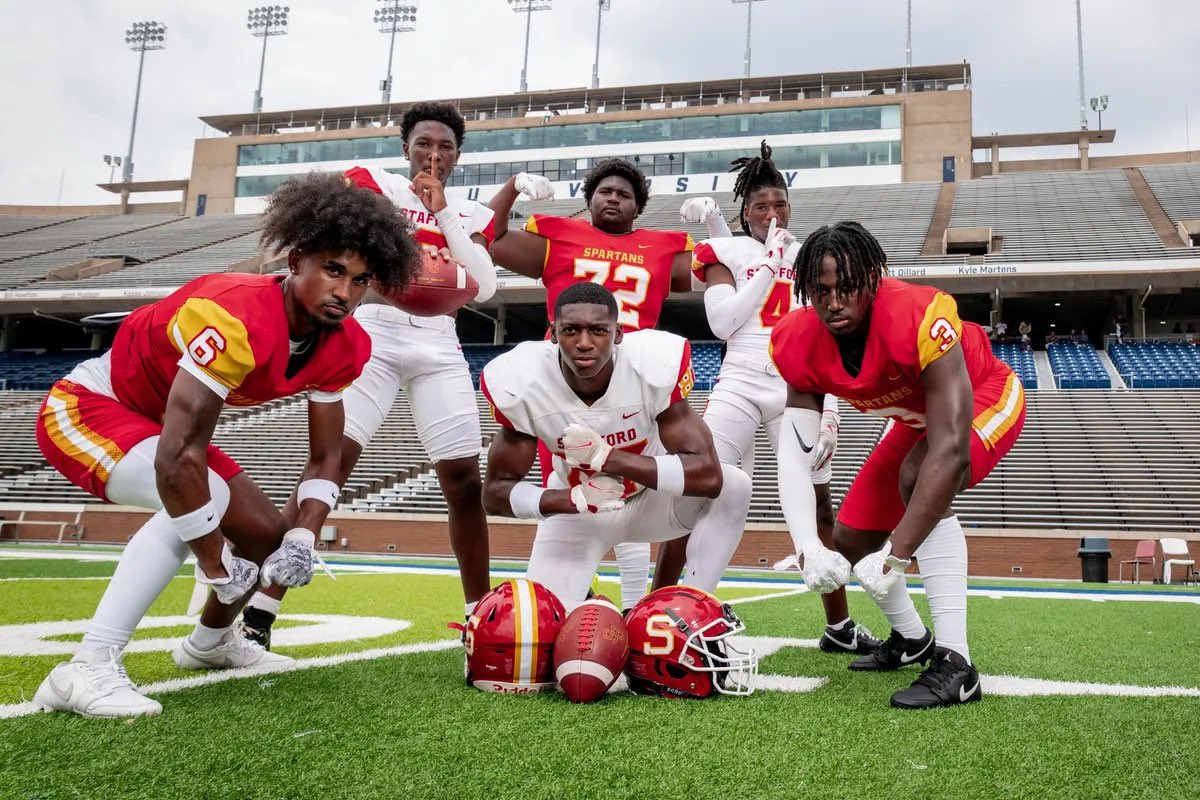 Congrats to the Spartan football team. With a 17-10 win over Needville last night they are district champs!

Playoffs start next week. Information will follow.

#SpartanPride #SpartansForever