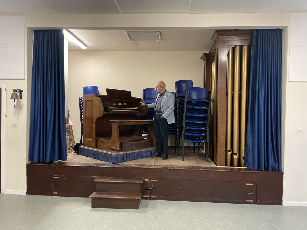 Following our AGM this morning, we were delighted to welcome David Redfern to talk to the Association about the Compton organ in St Edmund’s Church Hall. What a super little instrument! 🎹