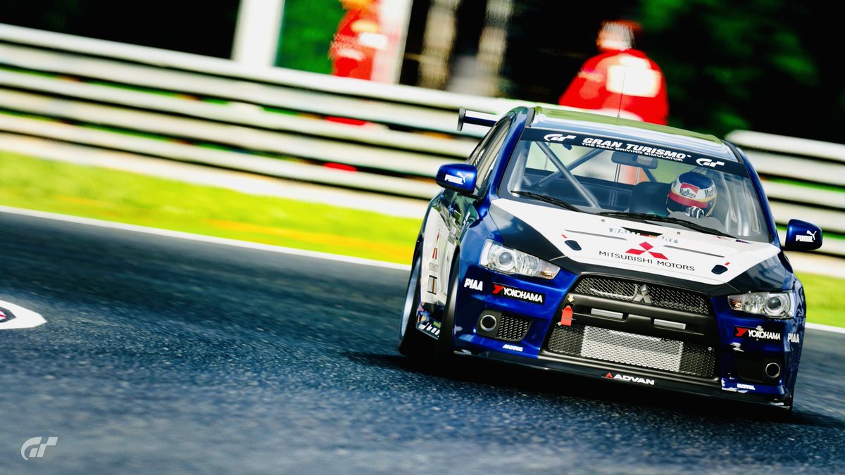 hazusukeyz's tweet photo. Brands Hatch World Touring Car 700
#Mitsubishi #LancerEvolutionX
#PS5Share #GT7 #GranTurismo7 
#GhostArts #VirtualPhotography https://t.co/7PFwoXvGSy