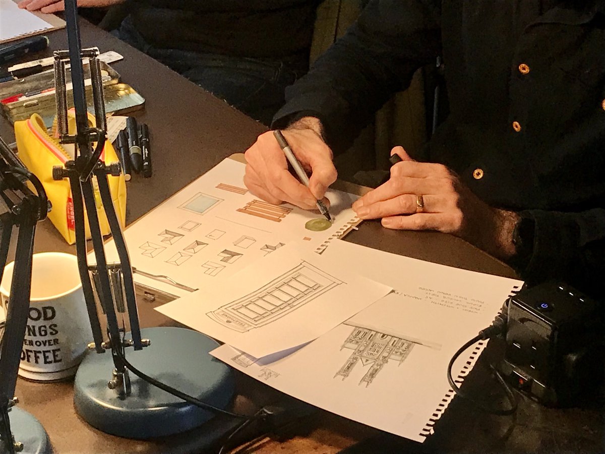 createstreets's tweet photo. Some lovely drawing happening today on the @CreateStreetsFN #DareToDraw course with @shepherdmg … https://t.co/3qegUPns2L