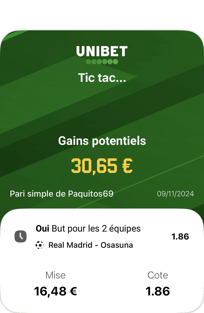 MonstroPronoo's tweet photo. Premier bet du jour ! 

Ce bet me semble ok , la défense de Madrid fébrile contre une attaque Osasuna en forme. 

#Teamparieur https://t.co/SwWTKMQAny
