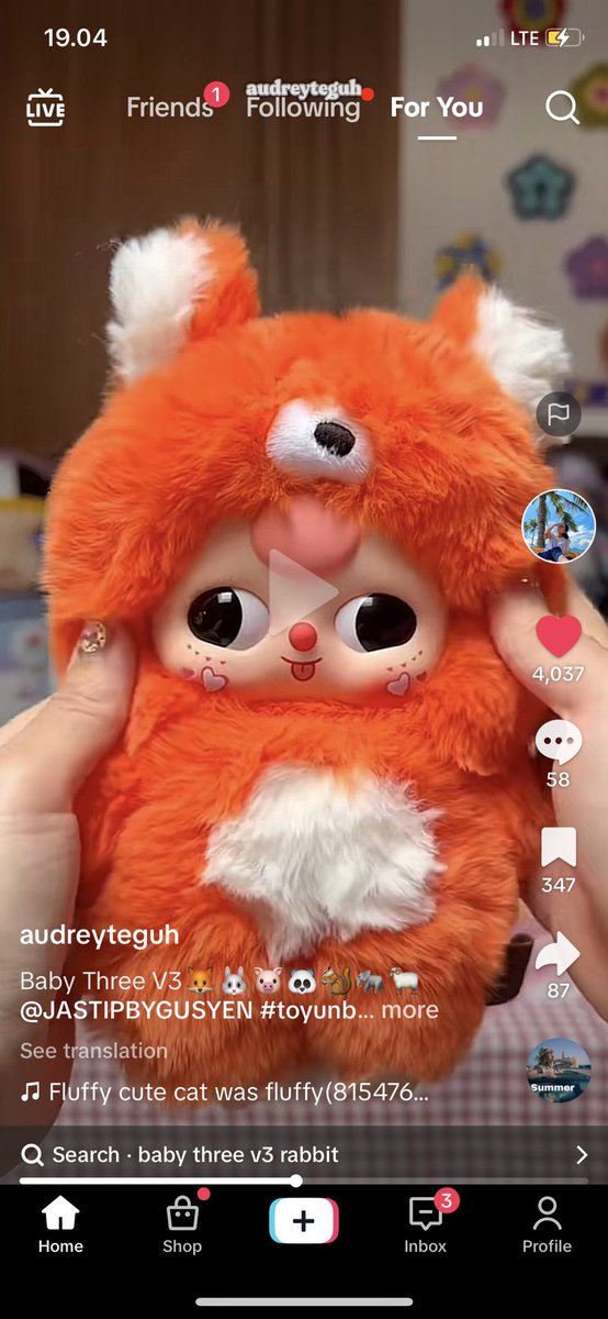 rnjunpie's tweet image. wtb wtb mau jni plisss 

baby three v3 (tapi spesific bgt maunya yg fox trs yg matanya juling alias bisa digerakin iniii)