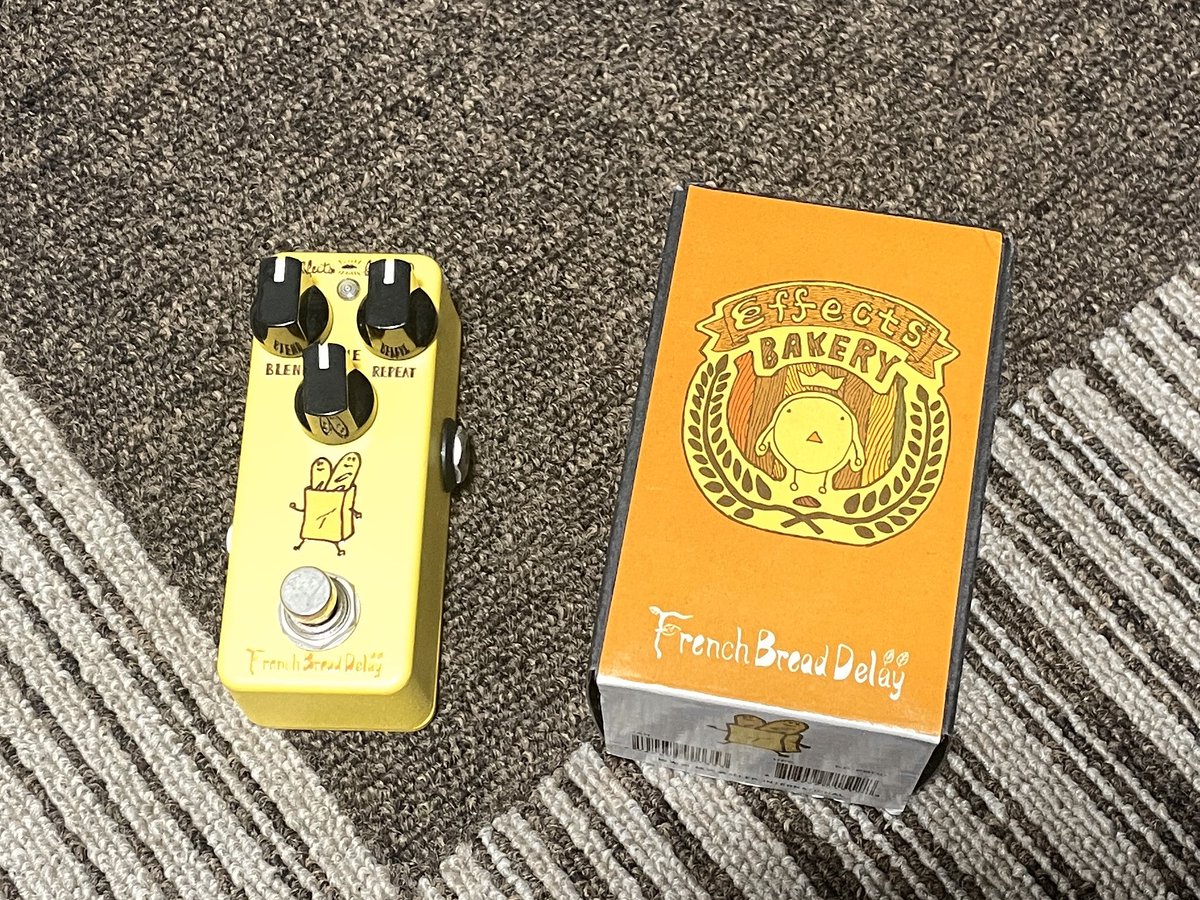 プレゼント企画します！

Effects Bakery French Bread Delay
を一名様にプレゼントします！

(僕のお下がりです。新品ではありませんのでご了承ください。動作は良好です)

応募方法はこのツイートにいいねをお願いします🙇‍♂️

応募期間は11月30日まで