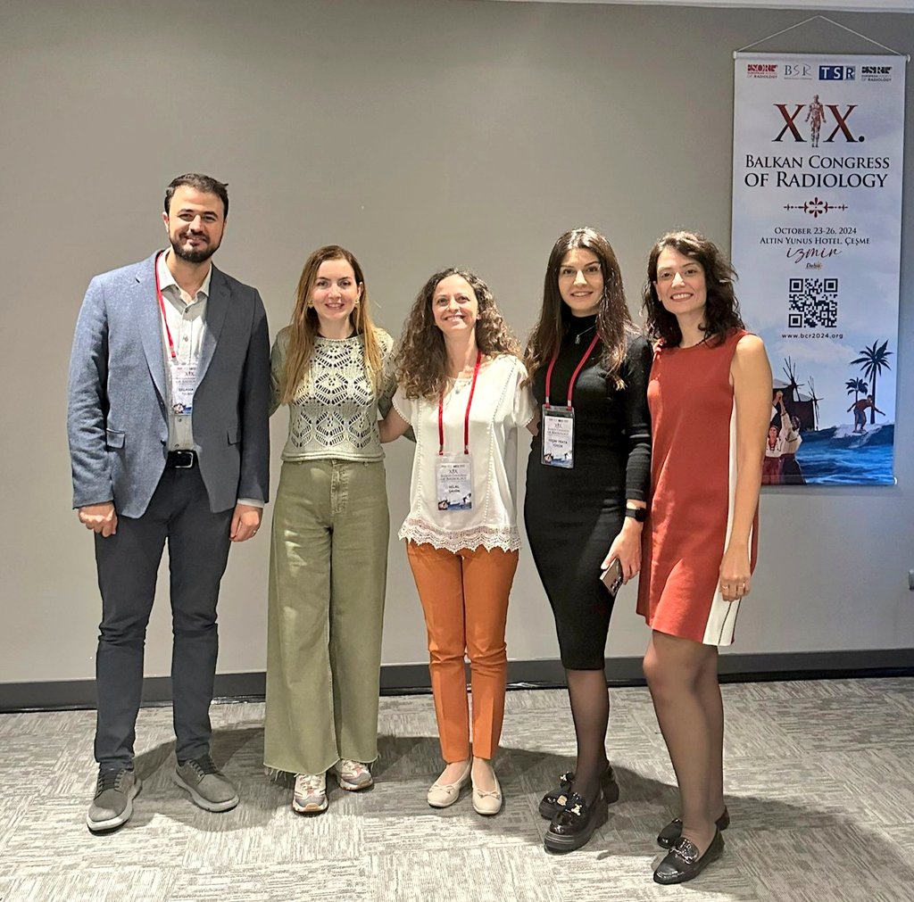 I'm so happy to give an oral presentation at the Balkan Congress of Radiology 2024! Moreover, as the GU team, we presented a great session. You can reach the abstracts of our presentations via this link; bcr2024.org/files/Abstract…