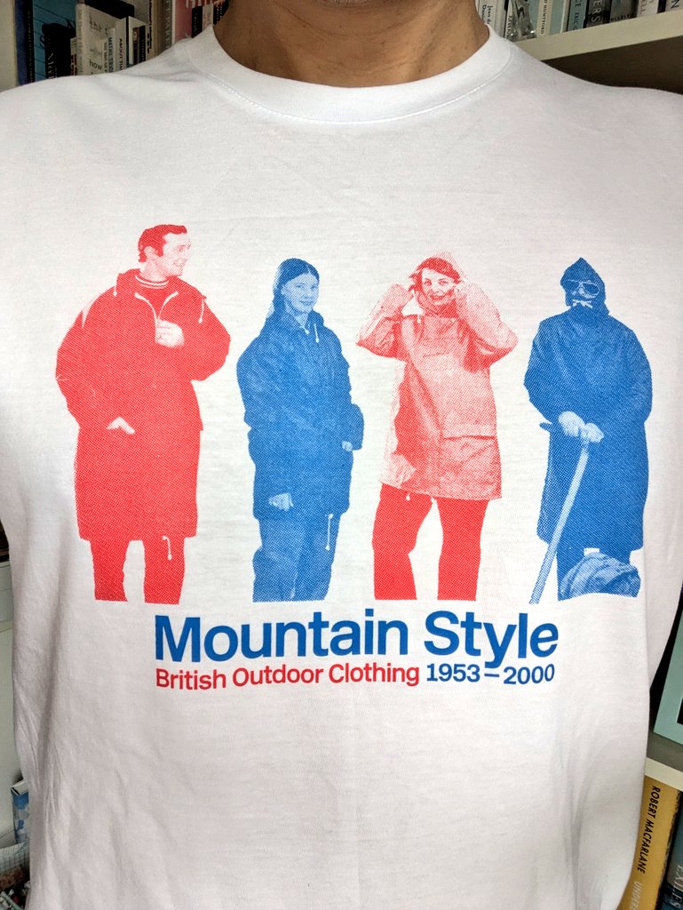 Exciting post this morning: this new book by <a href="/henryiddon/">Henry Iddon</a> and <a href="/m_xl/">Max Leonard</a> and the natty t-shirt that goes with it. Off to dig out my Dad's electric blue Buffalo mountain shirt...