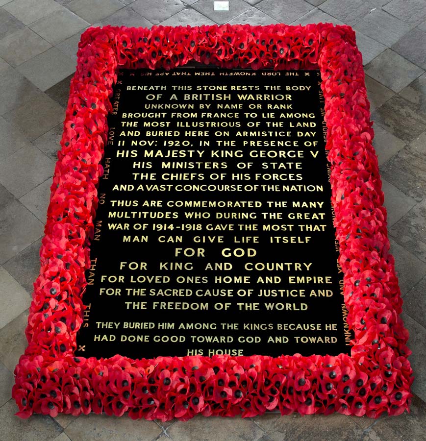 Buried among the kings: Ahead of this weekend's #RemembranceSunday commemorations, read the remarkable story of the Unknown Warrior and how, in 1920, his body was brought from the battlefields of northern France to be buried in the Abbey: westminster-abbey.org/history/explor…