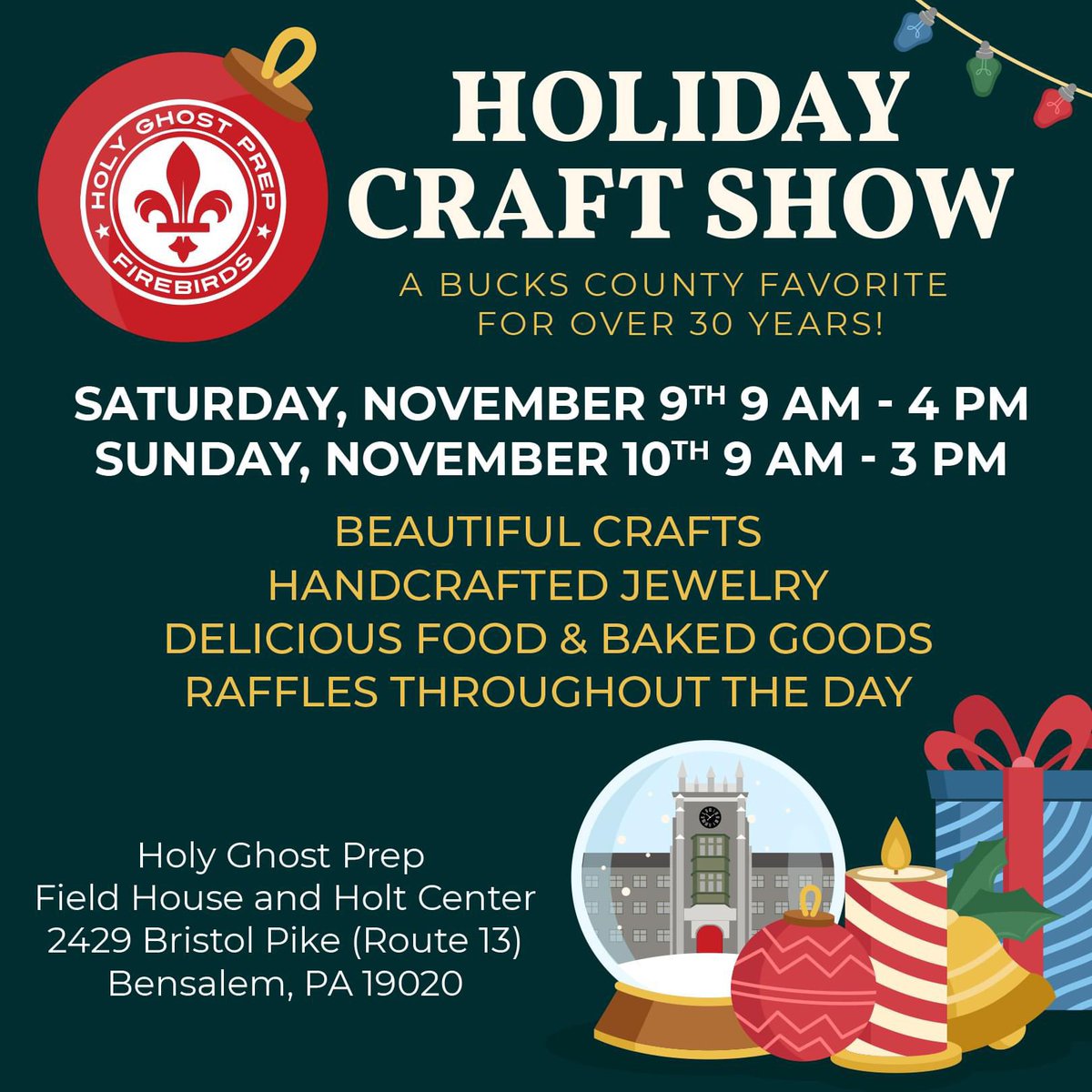 GuildHgp's tweet image. See you at 9!  So many awesome crafts and baked goods and snacks to choose from!