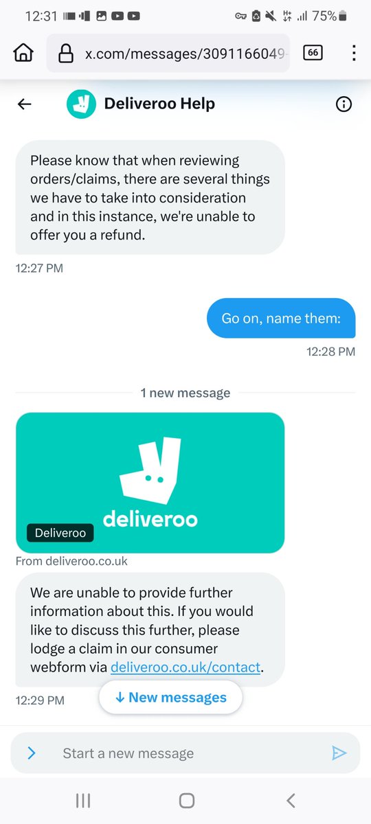 FakeFletch's tweet photo. @DeliverooHelp @OleandSteenUK They do the same stonewall, sorry-not-sorry that you did. https://t.co/ardURGz1a2