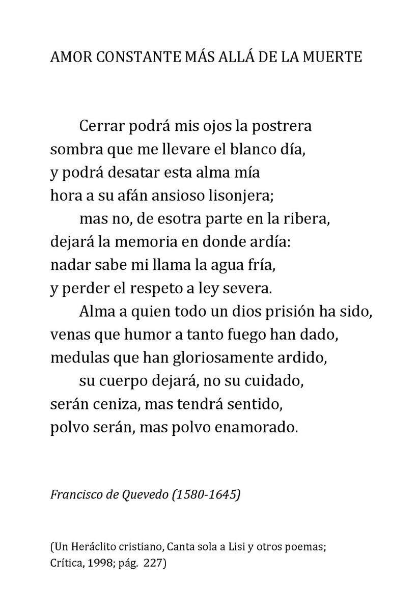 erprofedelengua's tweet photo. @RAEinforma No hay discusión, este es el mejor poema de la historia de la poesía española. https://t.co/1iVwVWHyQu