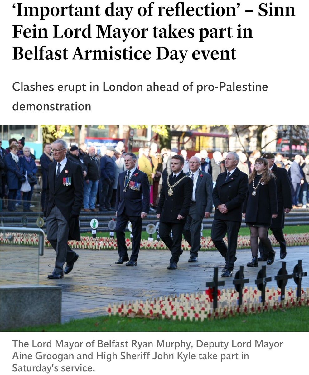 Ryan Murphy at Armistice Day last year. Correction.

I also stand by my original decision not to attend, a personal decision based on my own conscience.
I will be at several remembrance events in the next few days and will also be at the Cenotaph in the afternoon. Lest we Forget.