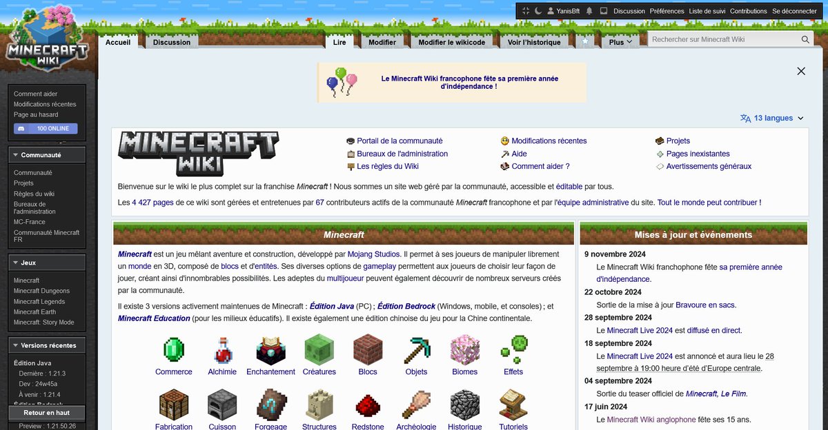 Minecraft Wiki FR tweet media
